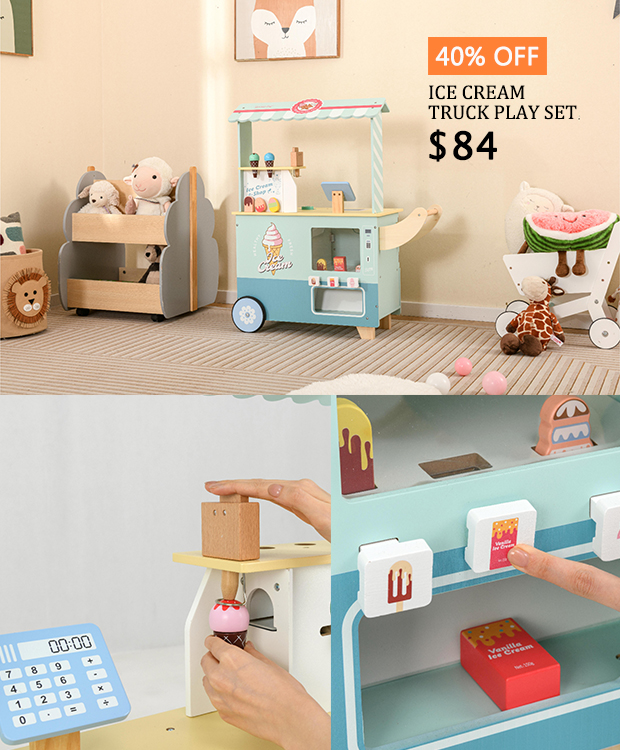 Costway_com's tweet image. I want an ice cream, please! 🍦 🍦
Get your little shopkeepers ready for a summer of sweet treats—make, take orders, and run their dessert stand. They’ll love this gift.👉reurl.cc/L5zz27
10% OFF coupon code: GSPTWAA

#kidsplay #funtime #toys