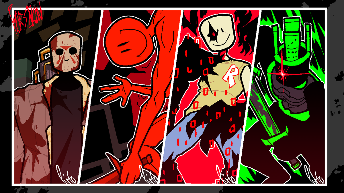 RifoTheLaserCat's tweet image. that one #forsakenroblox thumbnail but evil
#forsaken #robloxart