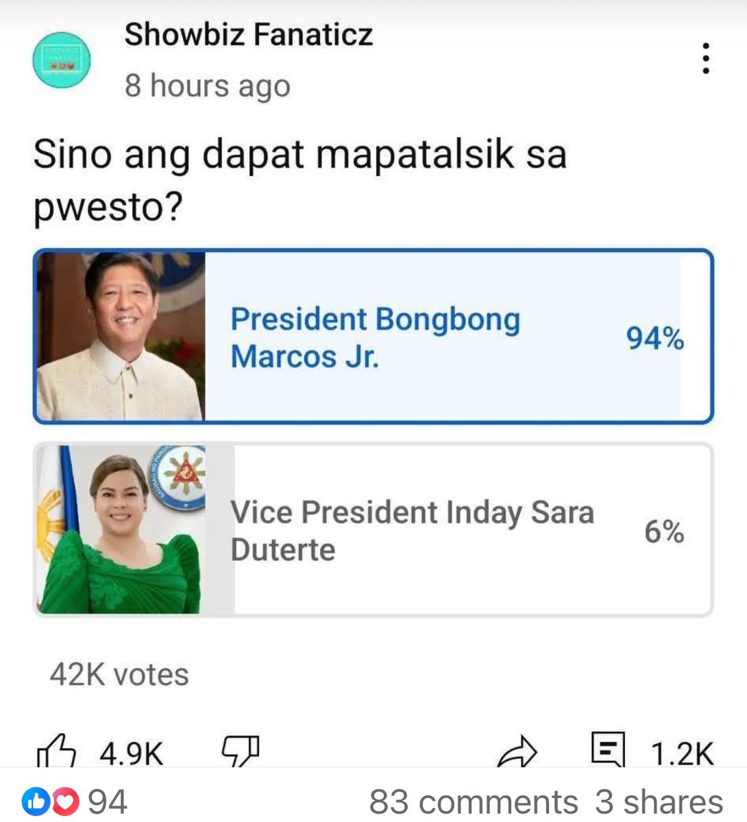 iSabongera's tweet photo. Magresign ka na BBM! SINUSUKA ka na ng taumbayan! @bongbongmarcos https://t.co/8beZY8XiaH