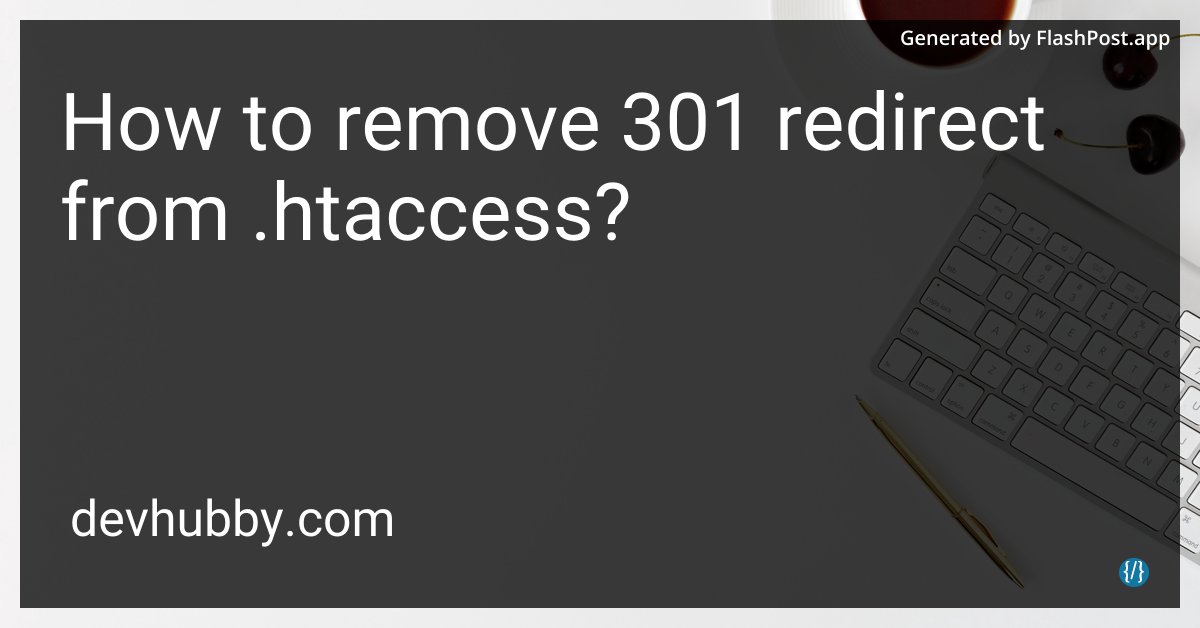 devhubbycom's tweet image. Do 301 redirects in .htaccess dream of electric sheep? Time for a wake-up call! 🐑

Source: devhubby.com/thread/how-to-…

#WebDesign #CyberSecurity #Webmaster #LearnToCode #htaccess #remove