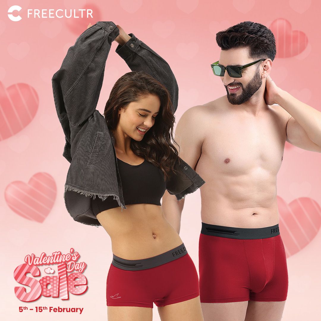 freecultr's tweet photo. ๐๐จ๐ฏ๐ ๐๐ญ ๐๐ข๐ซ๐ฌ๐ญ ๐๐ข๐ญ!โค๏ธ
Celebrate Valentineโs Day in style and comfort with Freecultr ๐ฑ
Find your perfect match and twin effortlessly with your special someone.
Offer ends 15th Feb!
Shop now -> https://t.co/pIc7y1XPYQ
#Freecultr #ValentinesDaySale #LoveInSync https://t.co/3GsPfOhLMi