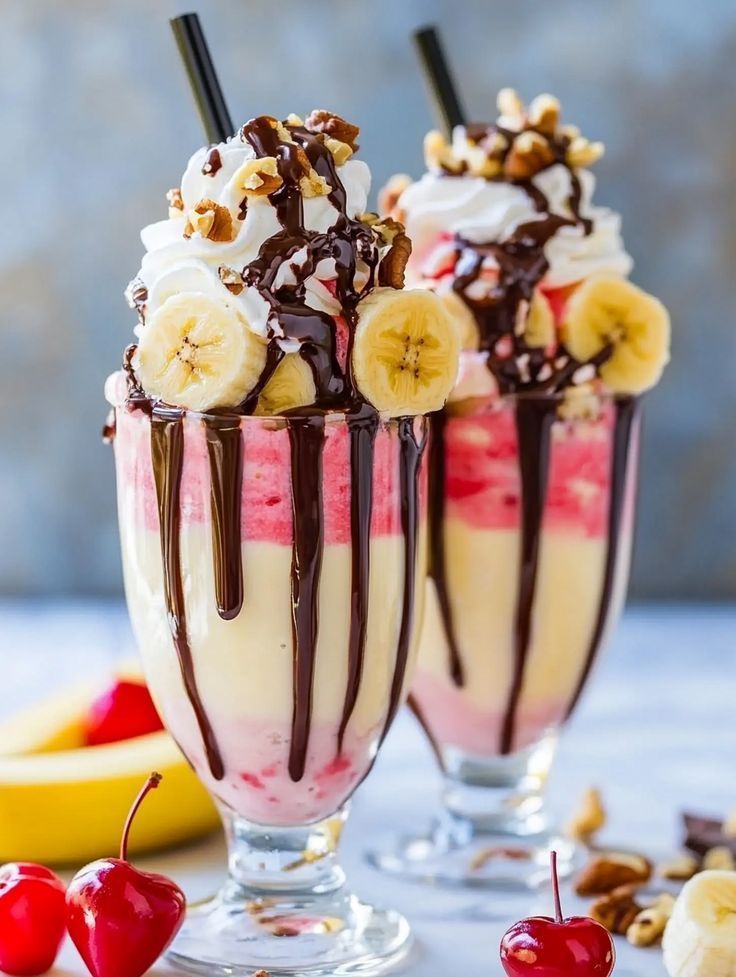 Sultanmenu's tweet photo. Indulge in a swirl of happiness with our Banana Split Milkshake – the ultimate treat for your taste buds! 🍌🍦 #ShakeItUp https://t.co/ouqxb1CTsk