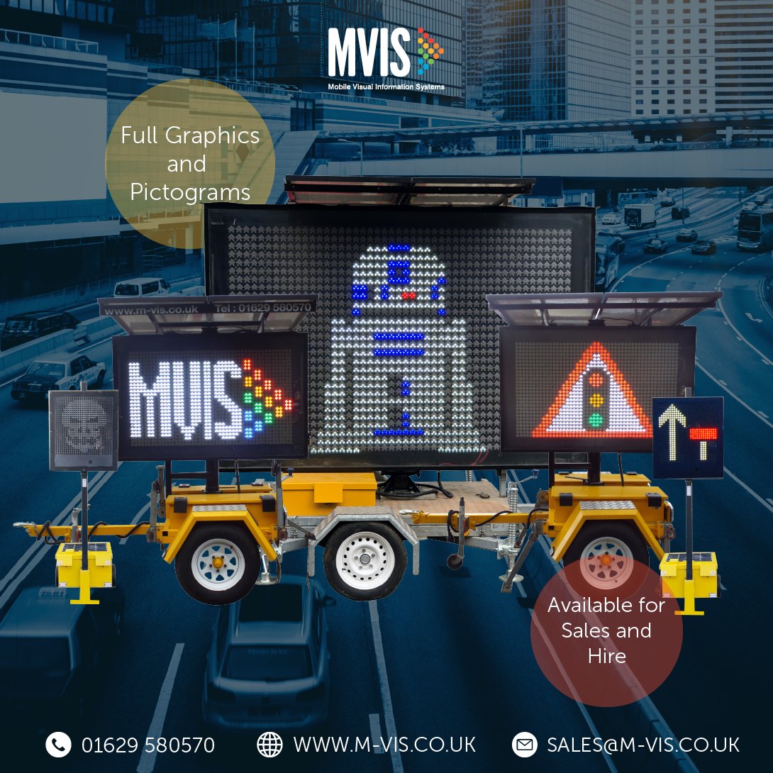 🚦 Transform Traffic Communication with MVIS!🚦   

🎨 Create:  
- Pictograms  
- Animations  
- Road signs &amp; more!  

💡 Ready to innovate? Let’s make your message stand out: 🔗 bit.ly/3Zvj9Py

#VMS