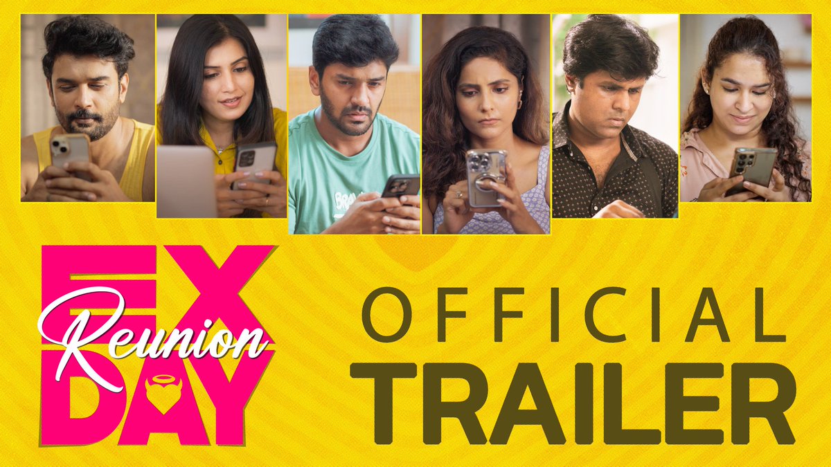 Mishaa (@mishmash2611) on Twitter photo Ex, Love, Breakup, Nostalgia & Reunions 💫
'Ex Reunion Day' Official Trailer youtu.be/qVv975K9ow8
Shortfilm release on Feb 14th, 11am on Behindwoods TV
Directed by <a href="/s_siva_krishna/">S Siva Krishna</a> (Marriage Contract)
#behindwoodsoriginal
<a href="/behindwoods/">Behindwoods</a> <a href="/s_siva_krishna/">S Siva Krishna</a> <a href="/RKG4you/">Ravi Kumar Ganesh</a> <a href="/AnanthNag24/">Ananth Nag ™</a> Ex, Love, Breakup, Nostalgia & Reunions 💫
'Ex Reunion Day' Official Trailer youtu.be/qVv975K9ow8
Shortfilm release on Feb 14th, 11am on Behindwoods TV
Directed by <a href="/s_siva_krishna/">S Siva Krishna</a> (Marriage Contract)
#behindwoodsoriginal
<a href="/behindwoods/">Behindwoods</a> <a href="/s_siva_krishna/">S Siva Krishna</a> <a href="/RKG4you/">Ravi Kumar Ganesh</a> <a href="/AnanthNag24/">Ananth Nag ™</a>