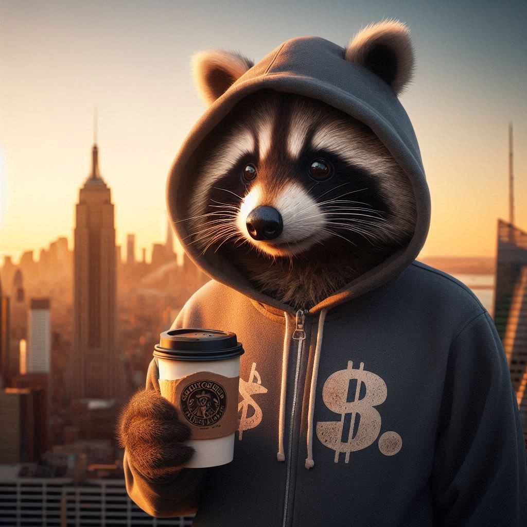 FavioToken's tweet photo. GM 🌄 and have a great week ahead! 🦝 https://t.co/3pnkICXgen