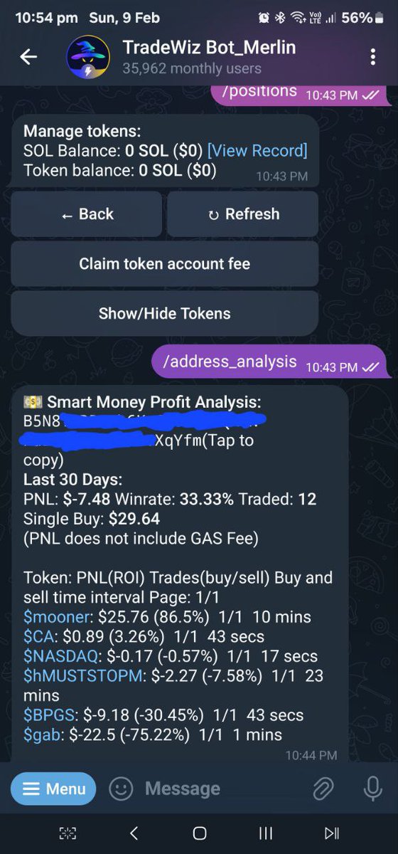 henryngcs's tweet photo. @TradeWiz_Bot I started using Tradewiz bot since 5 Feb 2025 after watching ChonkerCrypto's Youtube video. I deposited 2 SOL to my Tradewiz wallet to start.

All copy trades went normally until 7 Feb, when I got my first "Transaction Fail". https://t.co/kU8XvaZ0zu