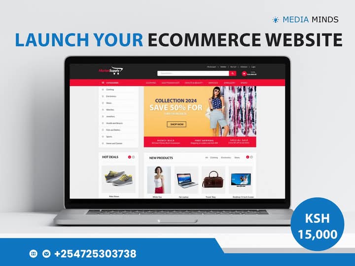 AdonisCollo's tweet photo. @HEBabuOwino Get an eCommerce website for just Ksh 15,000! Includes 1-year free hosting, payment integration, SEO, delivery system, &amp; social media setup. Fast, affordable, and professional designs. Call 0725 303738! #WebDesign #eCommerce #Kenya https://t.co/RDmbl9GrSI