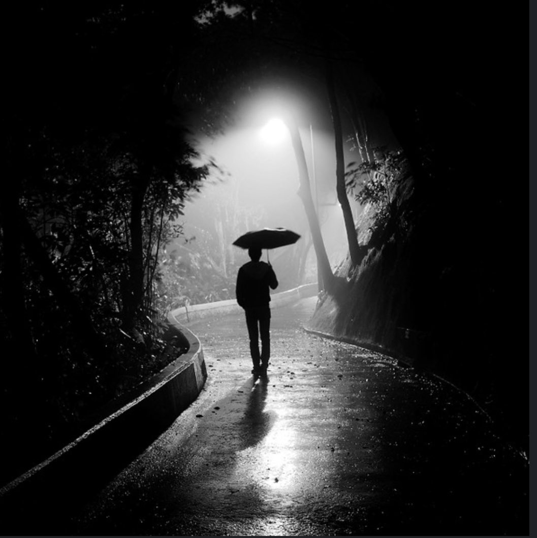 It’s rainy cold
And the wind too strong 
The trees are naked
And the way is too long 
Eyes are looking down 
To the direction we take 
There’s no smiley face 
And no one hand to shake