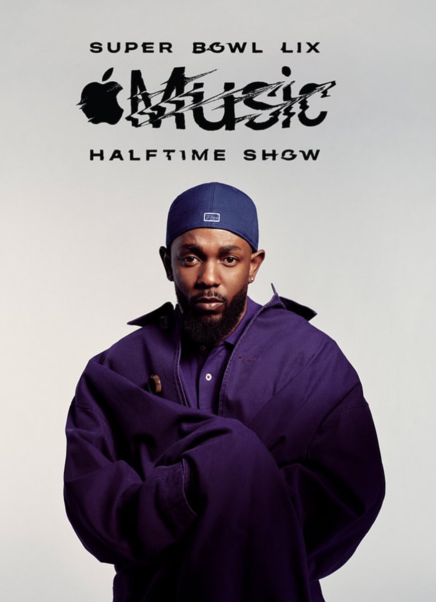 ComplexMusic's tweet photo. KENDRICK LAMAR SUPER BOWL HALFTIME SHOW SETLIST 🏟️

“GNX TRAILER” (snippet)
“squabble up”
“HUMBLE.”
“DNA.”
“euphoria”
“man at the garden”
“peekaboo”
“luther” (with SZA)
“All The Stars” (with SZA)
“Not Like Us”
“tv off”

#SuperBowl