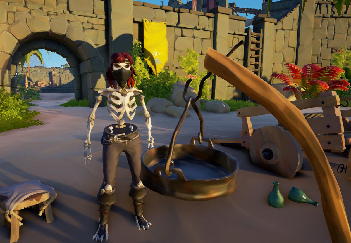 Nokkye's tweet image. yum yum pirate dinner