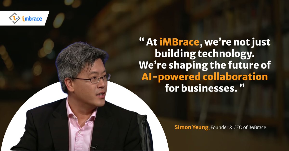 iMBrace_'s tweet photo. At iMBrace, we’re on a mission to empower businesses with cutting-edge AI collaboration tools that simplify workflows, enhance efficiency, and drive innovation. https://t.co/CwysMy8auC