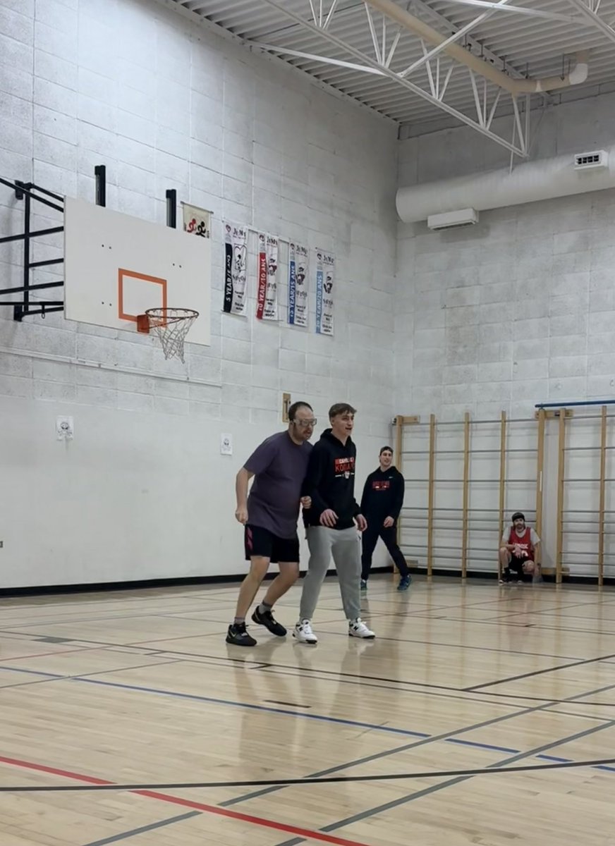 Great time on the court with some outstanding Special Olympics athletes and a few <a href="/camrosekodiaks/">Camrose Kodiaks</a> players!  #communitymatters <a href="/TheAJHL/">TheAJHL</a>