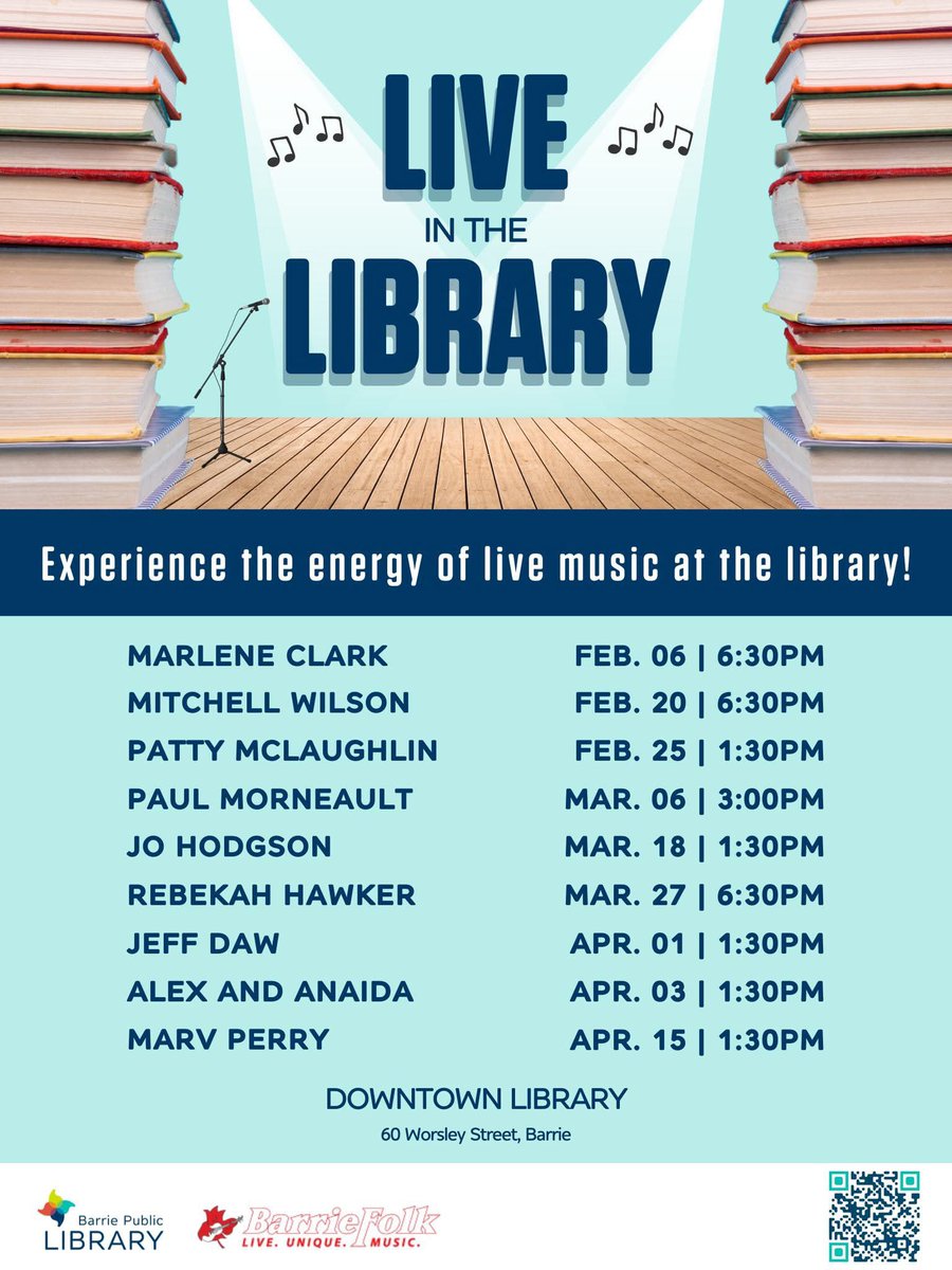barriefolk's tweet photo. Check out live music at @BPL_inthecity #livemusic #barrie https://t.co/kgjjxS6JZt