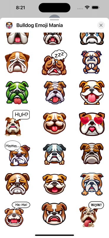 MadDevSoftware's tweet photo. 🐶🔥 Bulldog Emoji Mania! Stickers 💥 Express your love with adorable bulldog stickers!
Just $0.99 – Limited Time Offer!

Download now 🐶 👉🏻 https://t.co/5wKlknPnCN

#SuperBowlLIX #SEVENTEEN #ChampionsTrophy2025 #HalaMadrid #doglovers #bulldogs #happydogs #dogsofX #dogsontwitter #dogsofinstagram #dogsarefamily #DOGE #Dogecoin #dogday #DogLife #puppies #petlovers #AnimalCrossing #cute #WhatsApp #comicfiesta2024 #weekendfun #stickers #animated #iMessage #Stickers #WeekendVibes #weekend #LCDLF #LCDLFAllStar #LCDLFAllstars #lcdlf5 #lacasadelosfamososallstars #ChiefsKingdom #ChiefsVsEagles #SuperBowl #eagleschiefs #SUPERNOVA #INDvsENG #INDvENG