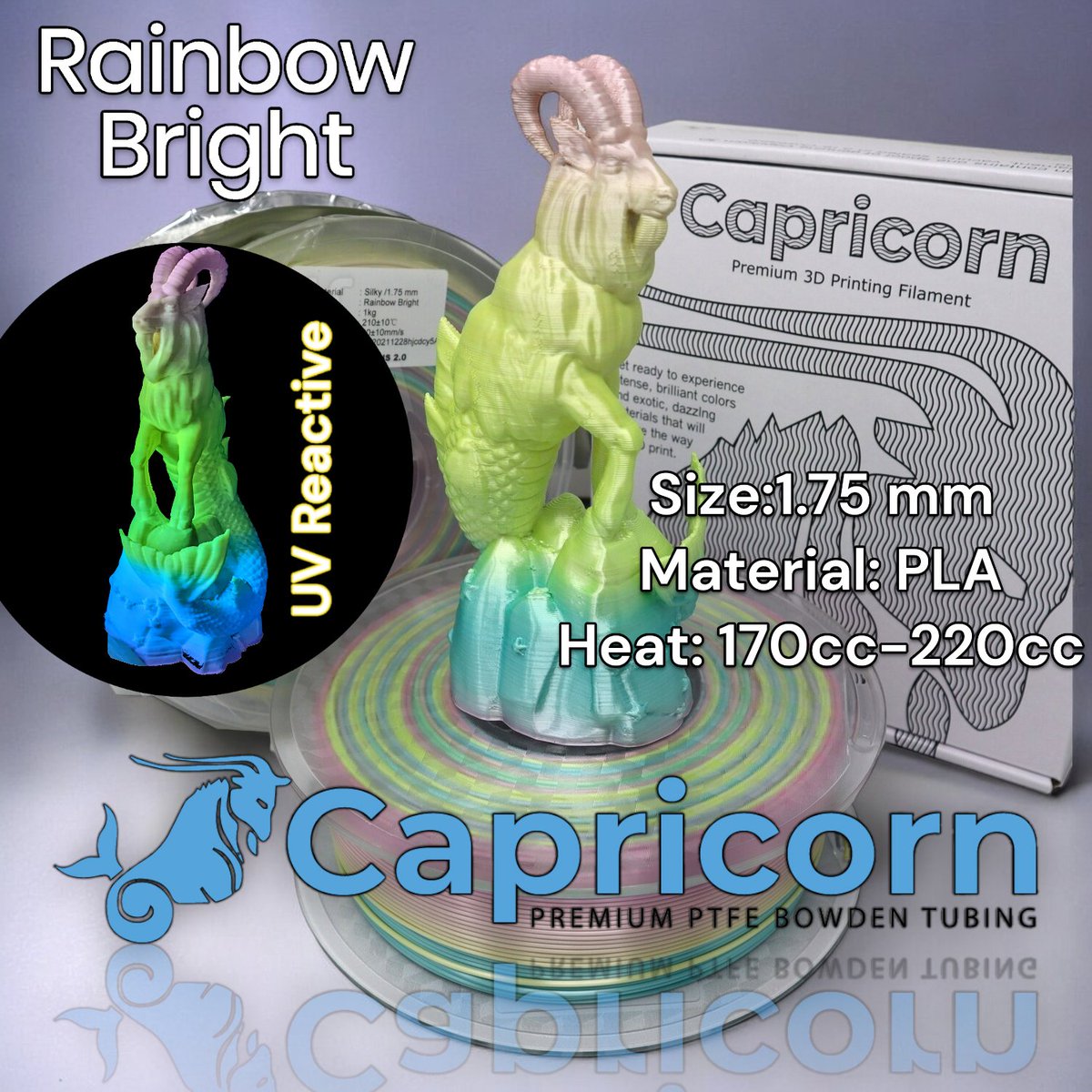 Looking to take your prints to the next level?? Look no further unlock the magical world of Capricorn filaments here ------&gt; captubes.com/shop/#!/Filame…

#3dprinting #happy3dprinting #filament