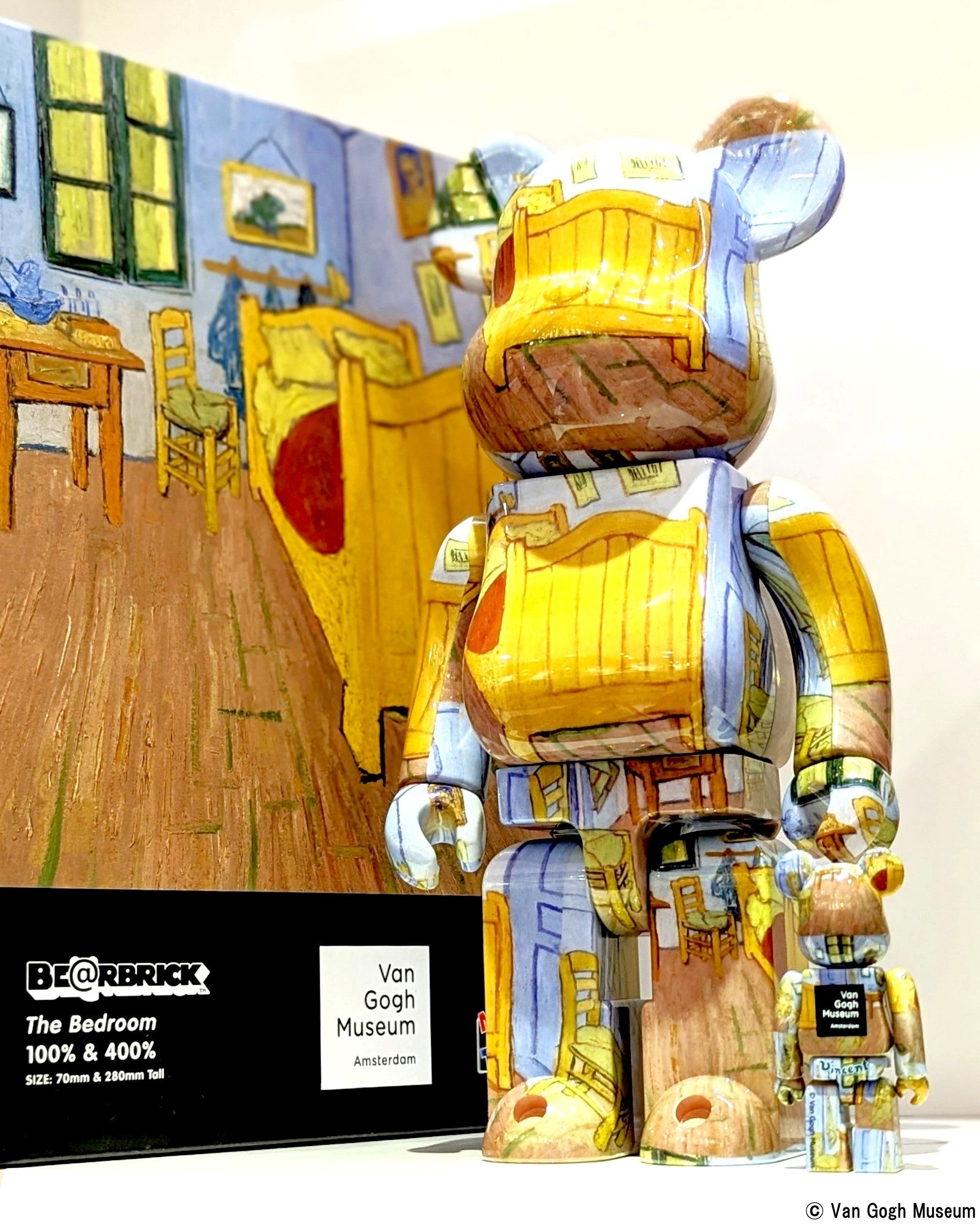 MEDICOM TOY - BE@RBRICK  Sunflowers 100％ &amp; 400％ゴッホ Be@rbrick Van Gogh Museum Sunflowers 100% and 400