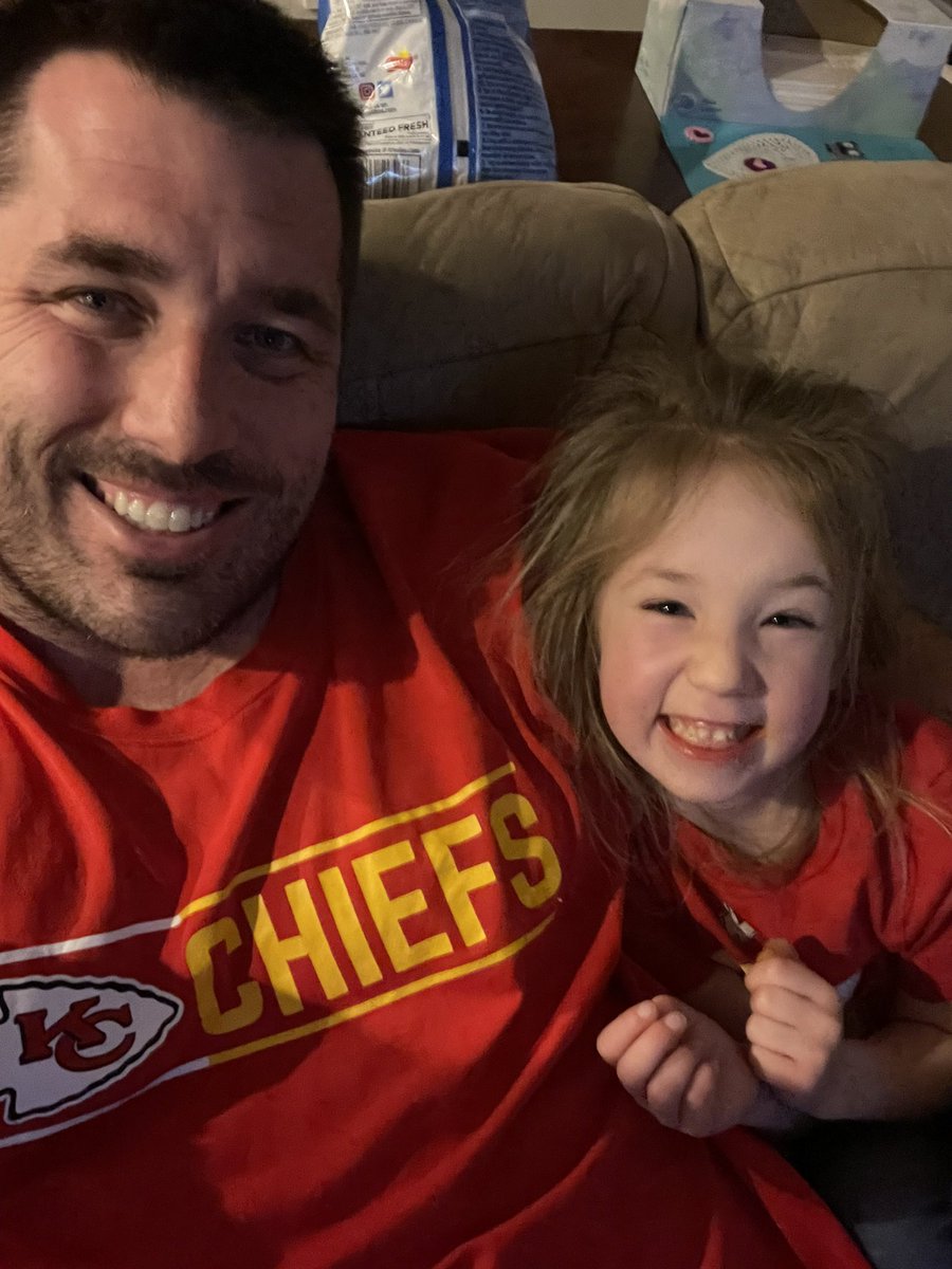Not even close to what I would have predicted…but, got to watch another Super Bowl with the kiddo in Chiefs gear. That’s a moral victory I’ll take any year.
