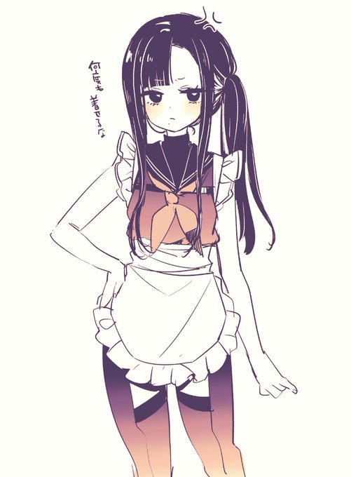 ソーダさんのおエプロン借りたら正しくはこうか???と思ったけど胸のとこの布も全部一体型にみえるしそうなるとトロニーさんの二の舞いになっちまうよ(歓喜) 