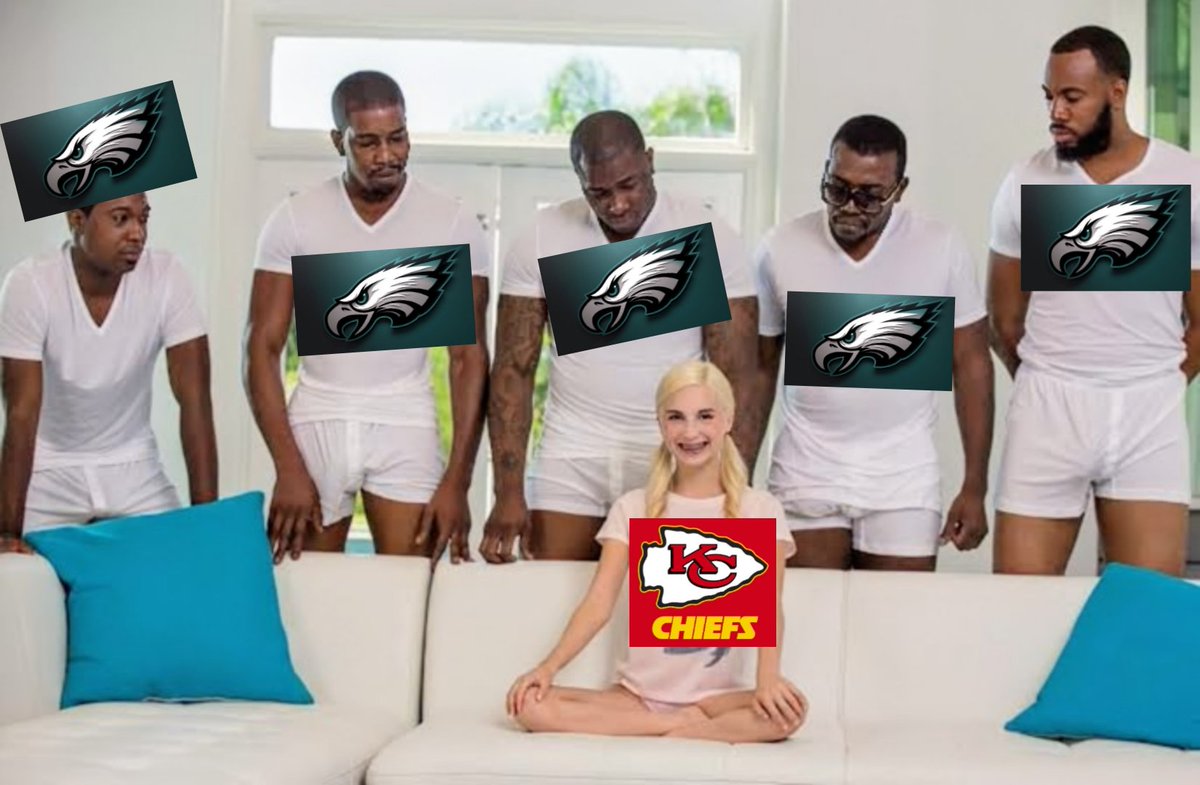 thecaos_oficial's tweet photo. Así el Súper Bowl 2025, kansas city vs philadelphia. https://t.co/mtLDSbF0xo