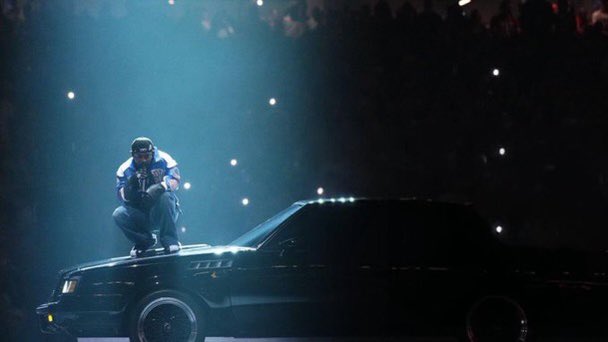 A protestor with a Palestinian flag stormed the stage during Kendrick Lamar's #SuperBowl  Halftime Show