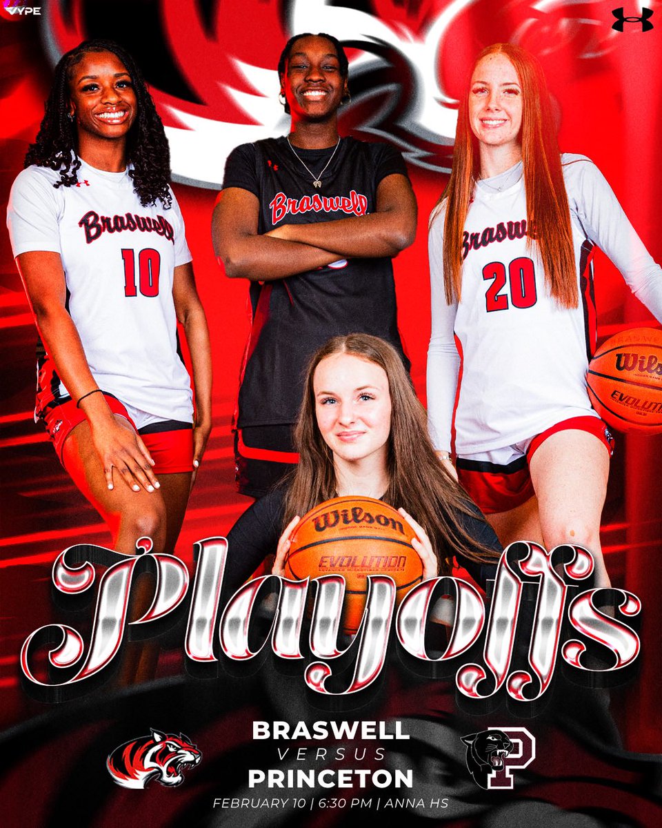 6A UIL BI-DISTRICT ROUND (D2)

BRASWELL vs. PRINCETON

📍Anna High School
🗓️Monday, 2/10/2025
⏰6:30 p.m.
🎫$3- Students; $5- Adults
Online purchase only (link to be shared tomorrow)

#OnAMission ❤️🖤