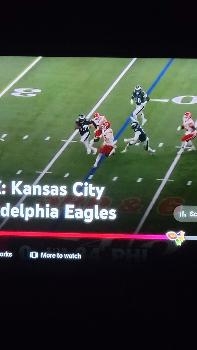 heavyd05's tweet photo. So.... no one gonna comment that Maholmes crossed the line of scrimmage before throwing the ball? #SuperBowl @czabe @ArmenSaryan https://t.co/eXXBBxsoOz