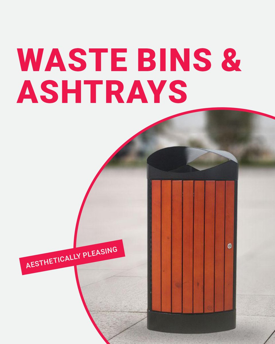 BarrierGroup's tweet photo. From schools, universities, hospitals, public access areas, and private businesses, our aesthetically pleasing and extremely durable waste bins and ashtrays await! 🚮

Learn more: https://t.co/nvRVrqgJkz

#BarrierGroup #BG #Waste #WasteBin #Ashtrays #Safety https://t.co/XuFB8YywaD