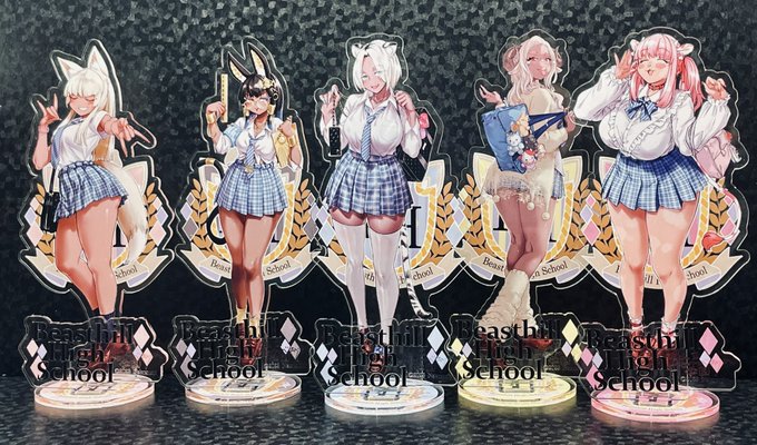 けも学アクスタ、在庫切れ中の「嫁入たまも」のアクスタを、現在追加制作中です～。完成して発送可能になりましたらまた告知いたします!シクヨロ#私立けものがおか学園 