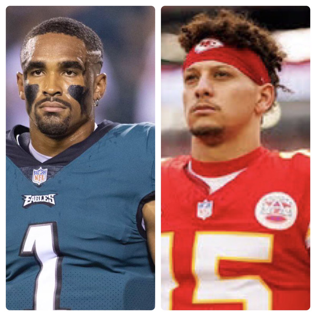 #didyouknowthat in Super Bowl LVII Jalen Hurts of the Philadelphia Eagles and Patrick Mahomes of Kansa City Chiefs became the first two black quarterbacks to play each other. #blackhistory at the #SuperBowl #NFL