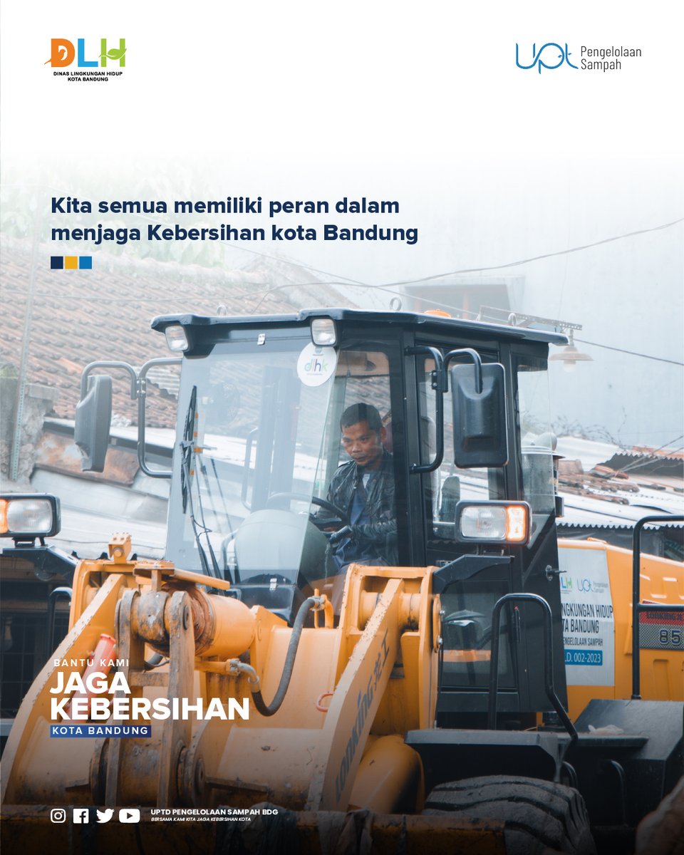 Selamat beraktifitas kembali wargi Bandung ✨Kita semua memiliki peran dalam menjaga kebersihan Kota Bandung. Sekecil apapun usahanya itu akan berdampak besar terhadap kebersihan Kota 

#bersamakamikitajagakebersihankota