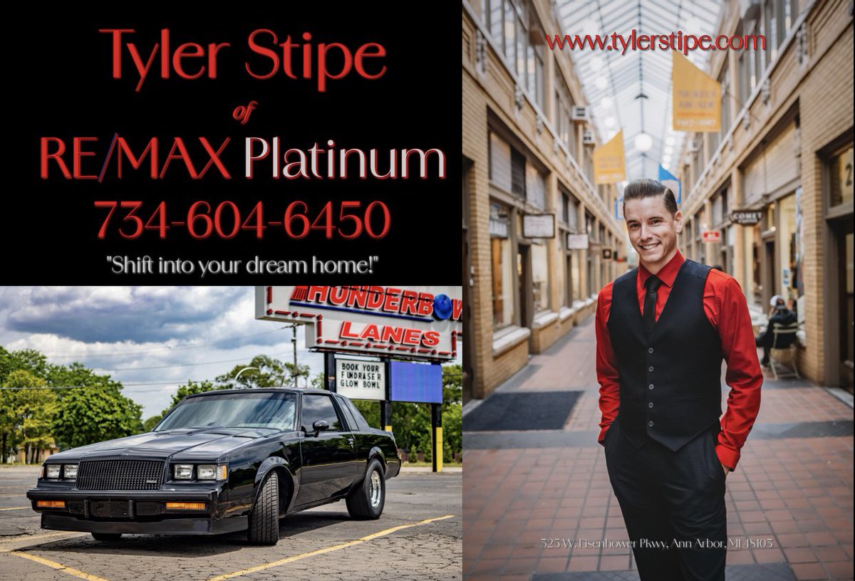 TylerStipe's tweet photo. Did you enjoy the Super Bowl halftime show? As the fastest real estate agent in Michigan, contact me for all your real estate needs! 🏁🔥💨😁

734-604-6450 📲 https://t.co/vREmb7ryce