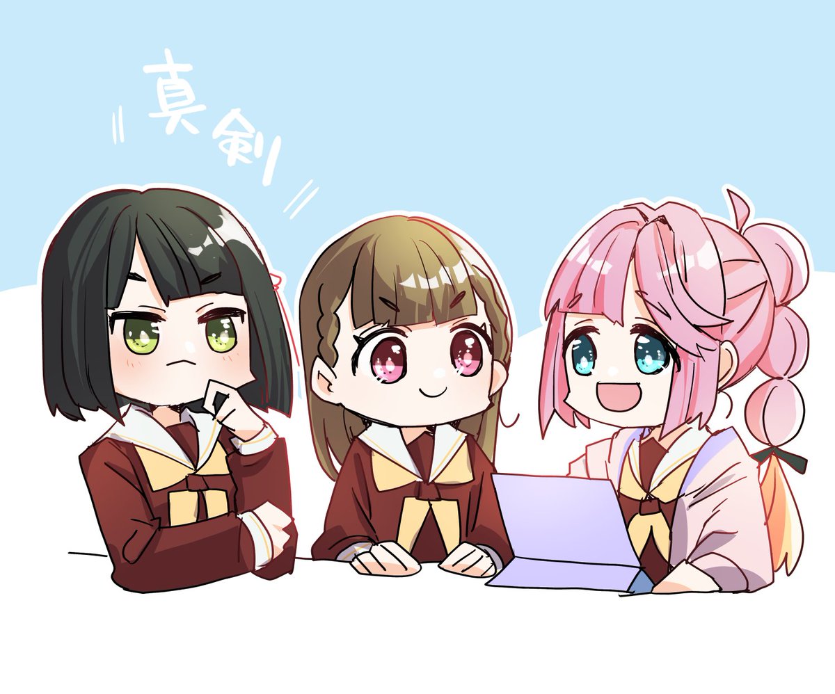 「小三角カラオケ配信、何歌う～? #蓮ノ空美術部 」|環月紙袋僕ラブ「ジ51,52」せつはる合同＋おまめ合同＋個人誌🌈👼🔖💫🐬♦✨のイラスト