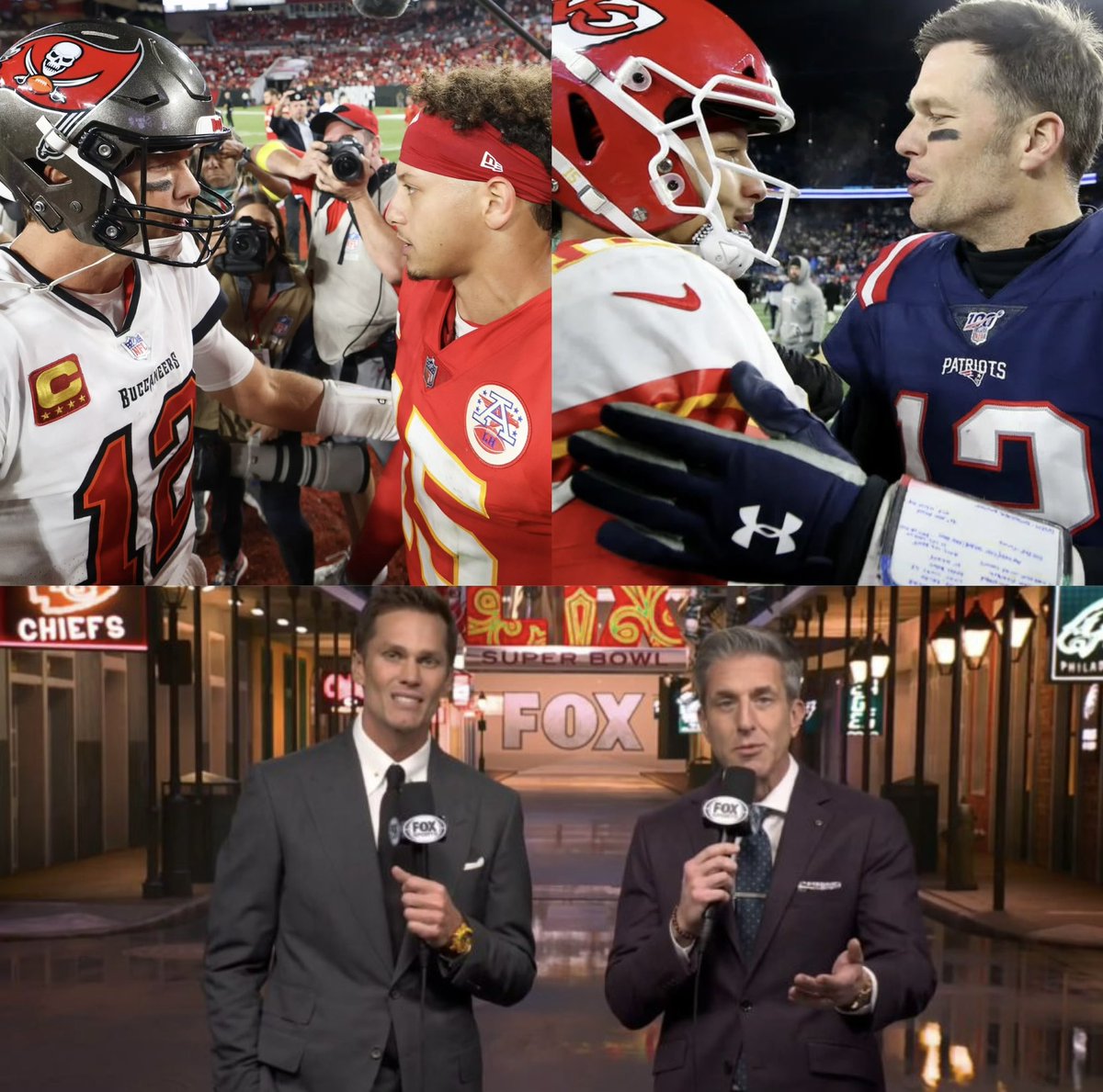 Patrick Mahomes just can’t win playoff games when Tom Brady is in the building