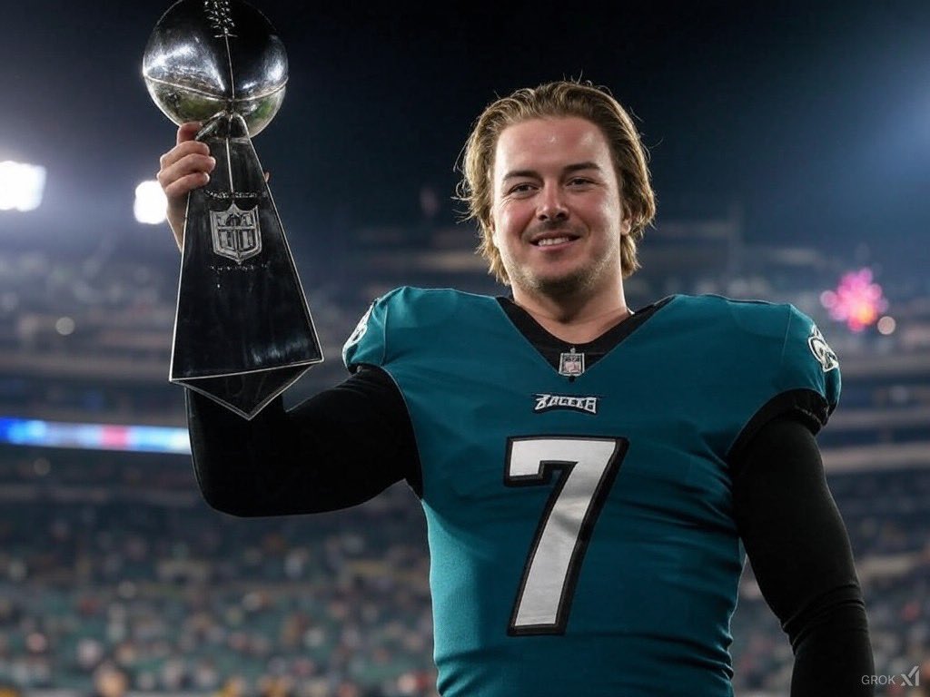 ThePoniExpress's tweet photo. Kenny Pickett is officially a Super Bowl champion. https://t.co/JOZhHgsORJ