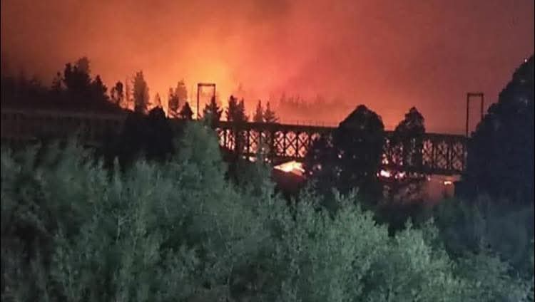 🔴🔥COLLIPULLI PRACTICAMENTE SITIADA POR EL FUEGO

Se informa que todas las rutas de salida de Collipulli se encuentran cortadas por los incendios forestales. La comuna de Collipulli está practicamente sitiada por el fuego, y el trabajo se está volviendo maratónica, ya que no ha