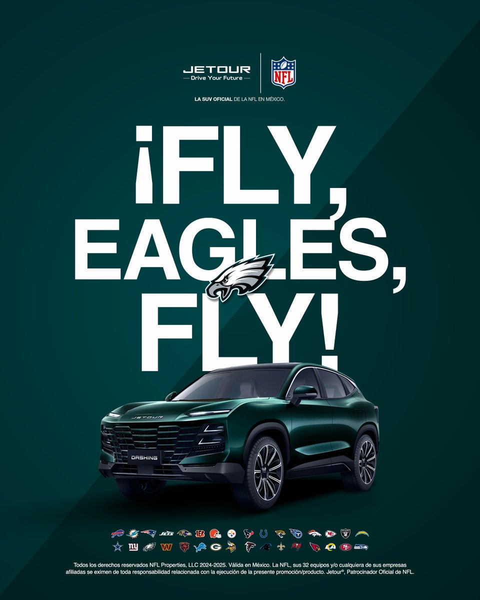 ¡On the road to victory!
Felicidades a los campeones y sus fans de parte del equipo Jetour, la SUV oficial de la NFL.

#JetourMéxico #Dashing #NFL #SBLIX