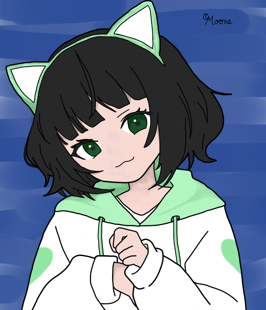 maybe_moone's tweet photo. Dibujo hecho para mi Mod Crisal! @Cristia66424 
.
.
.
.
.
#digitalart #art #catlover #mintgreen #artedigital #dibujo #gatos #arte #verdementa https://t.co/WRA8qlbBhW