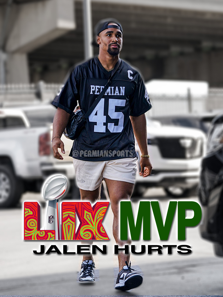 Super Bowl LIX
Jalen Hurts Rockin' The Mojo
Congrats Eagles
Philadelphia 40, Kansas City 22
#SuperBowlLIX #SuperBowl #MVP
