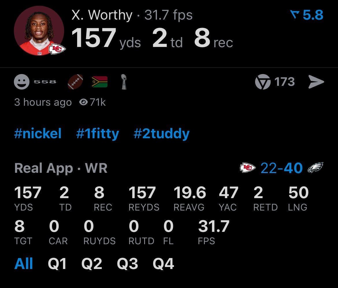 Thanks for showing up kid <a href="/XavierWorthy/">Z A Y 🖤</a>