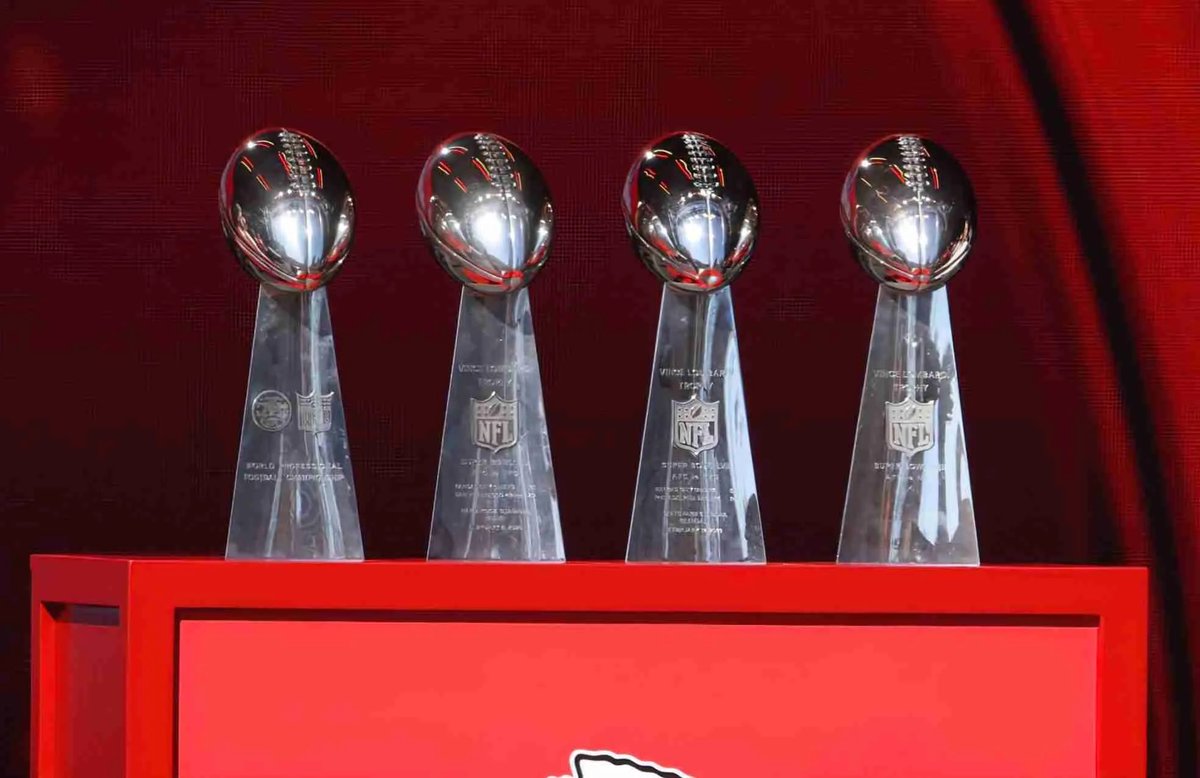 maxinluvv's tweet image. Reminds you how hard winning ONE of these is. Appreciate them. We’ll be back #ChiefsKingdom