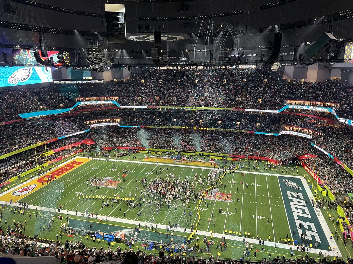 Bucket list: 

Work/Attend a Super Bowl: ✅

#SuperBowlLIX