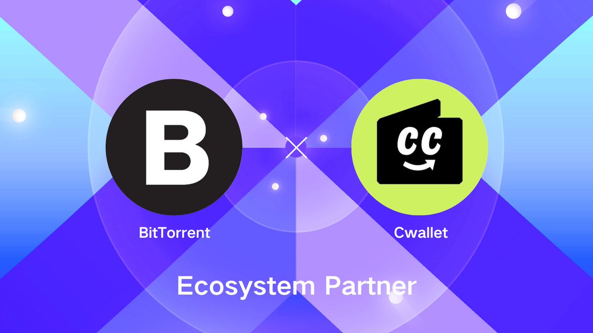 📢#BitTorrent is excited to partner with @CwalletOfficial, an innovative  platform combining centralized and decentralized crypto management. This  partnership bridges Web2 and #Web3, enhancing efficiency and security for a  better #crypto experience.