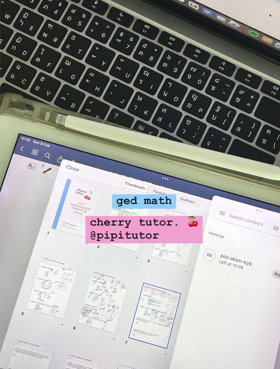 pipitutor's tweet photo. #cherrytutorreview 
ทั้ง ged math, social มีชีทให้น้า

ใครสนใจทักมาสอบถามคิวได้คับบ only 60baht/hr ka🍒🍒 
#ged #สอบเทียบ #สอบเทียบged #สอบged #เรียนพิเศษ #สอนพิเศษ #dek72 #dek71 #dek70 #dek69 #dek68 https://t.co/PKscswVQ0z