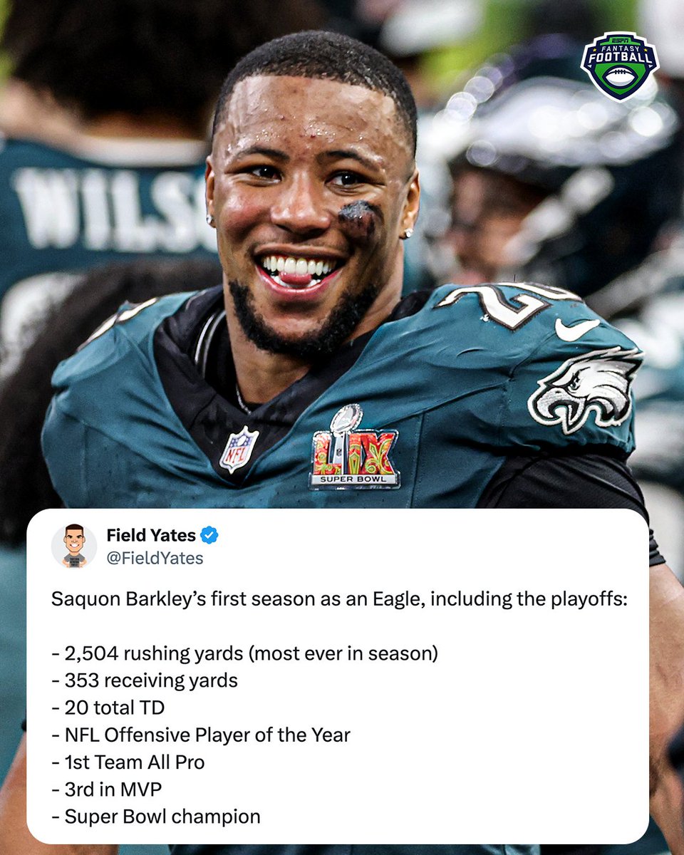 Saquon Barkley is forever a legend 🏆