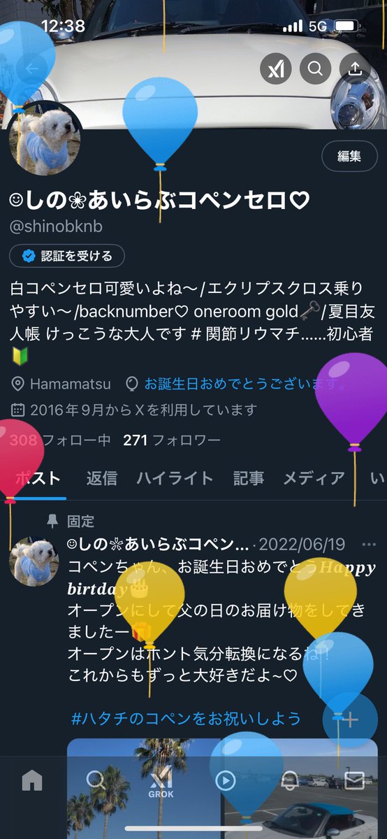 shinobknb's tweet photo. ふーせんとびましたー🎈 https://t.co/Ru62PbnePo