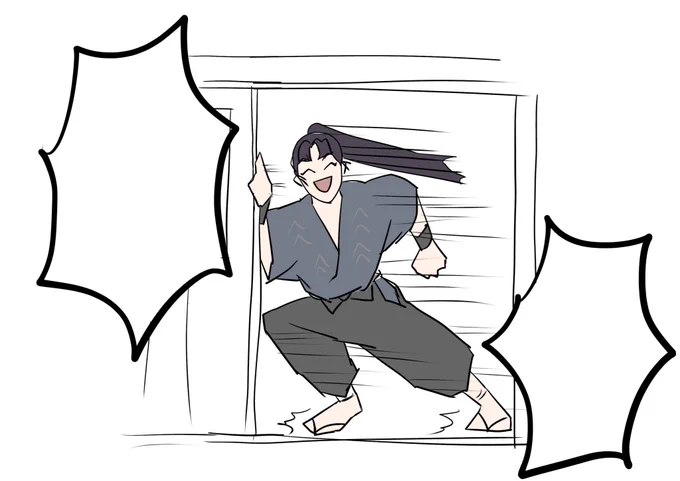 描いててシリアスになりすぎちゃったかな、悲しくなってきちゃったな、というときも大丈夫
うちにはこの先輩がいるから
最後のページのにこれを持ってきて「と、こんなときもありました!」というような内容を喋ってもらうことで全てのシリアス犬猿、留文、もんけま、をマイルドにすることができる 