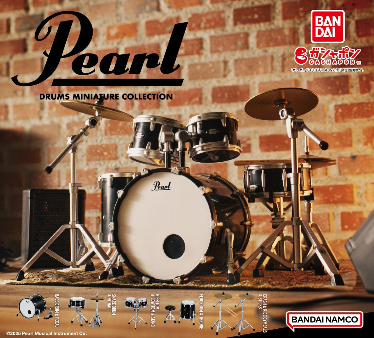 商品情報】 ／ Pearl Drums Miniature Collection （税込500円