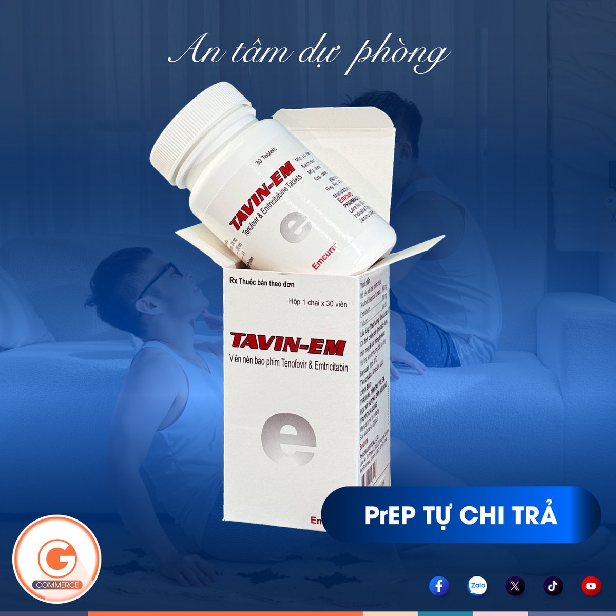 GlinkVN's tweet photo. BÓC TÁCH TAVIN-EM 📦 THUỐC DỰ ĐIỀU TRỊ DỰ PHÒNG TRƯỚC PHƠI NHIỄM HIV (PrEP) 

#Glink #PrEP #PrEPthuongmai #TavinEm https://t.co/1AlMQCItMB