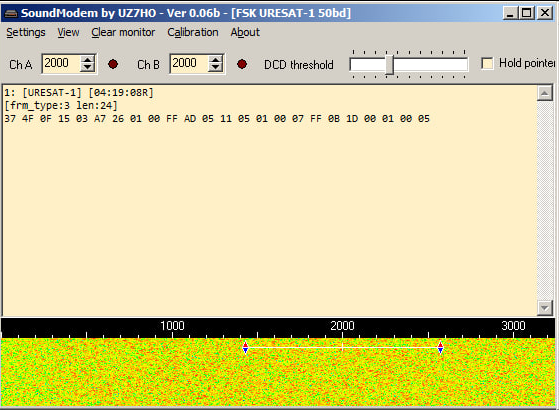 EU1SAT's tweet photo. URESAT-1 RAW Telemetry
01:19:08 UTC
Max. Elev. 4°, Alt. 243 km
Decay prediction: February 12
1 Frame I uploaded to @SatNOGS DB
https://t.co/66vaRrYde7
@AmsatSpain @ure_es #URESAT #HADESB #SO120 #PocketQube https://t.co/oCHEoxwbZ4