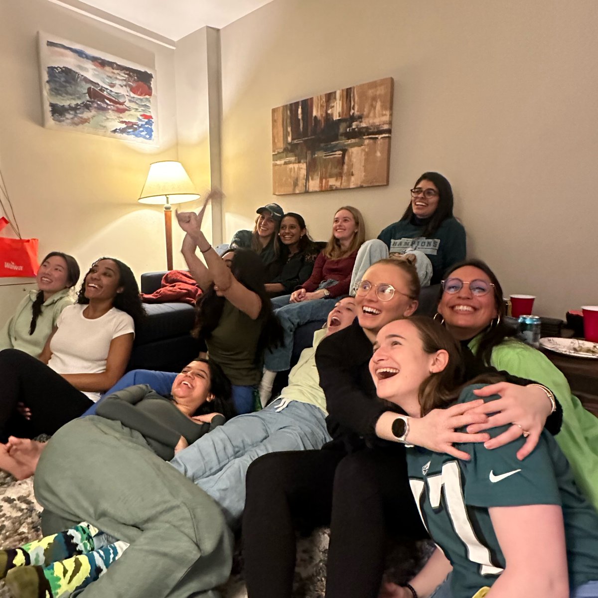 Penn IM interns' preferred treatment plan: team bonding + a Super Bowl win!!! #PennIM #GoBirds #FlyEaglesFly